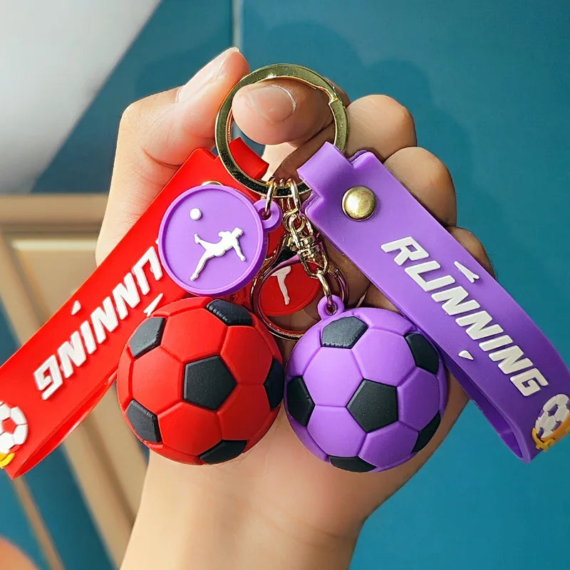 Football Fan Keychain Pendant – Stylish Backpack and Car Accessory for Men and Women