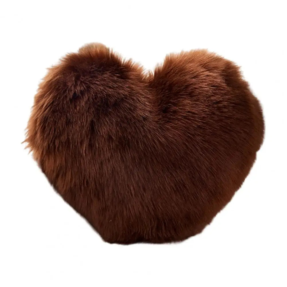 Heart-Shaped Decorative Pillow Cover – Soft, Reusable Cushion Cover with Invisible Zipper