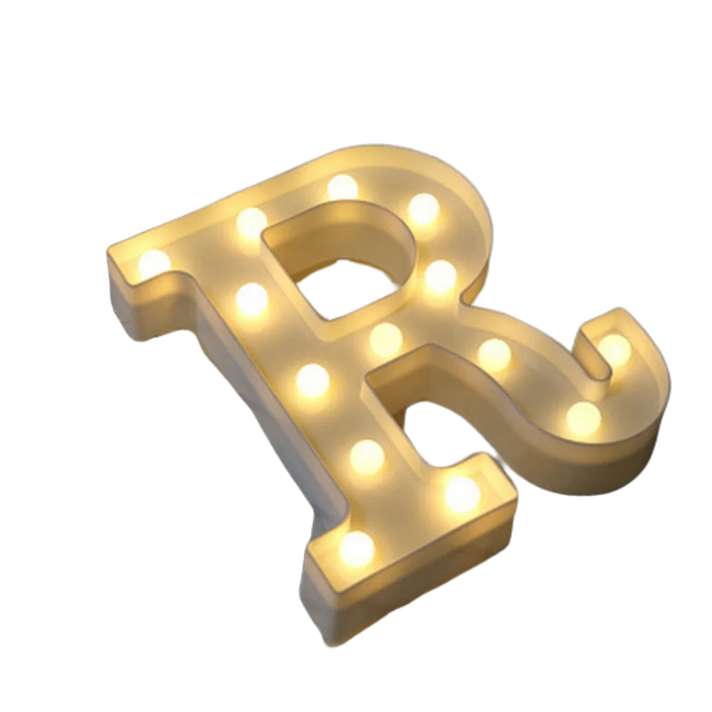 Luminous Alphabet & Number LED Lamp – Decorative Night Light for Birthdays, Weddings, Valentine’s Day, and Parties