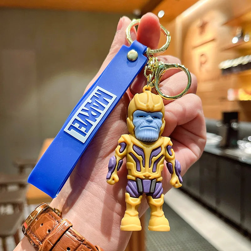 Marvel Avengers Keychain – Spider-Man, Captain America, Hulk Car Key Ring Pendant for Boys
