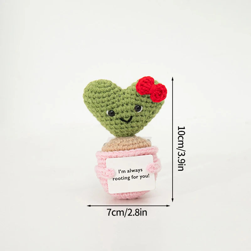 Hand-Knitted Flower Bouquet Crochet Flower - Home Decoration