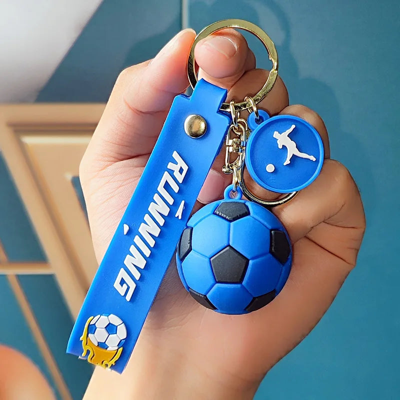 Football Fan Keychain Pendant – Stylish Backpack and Car Accessory for Men and Women