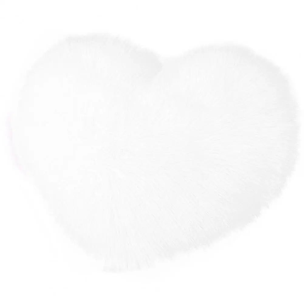 Heart-Shaped Decorative Pillow Cover – Soft, Reusable Cushion Cover with Invisible Zipper