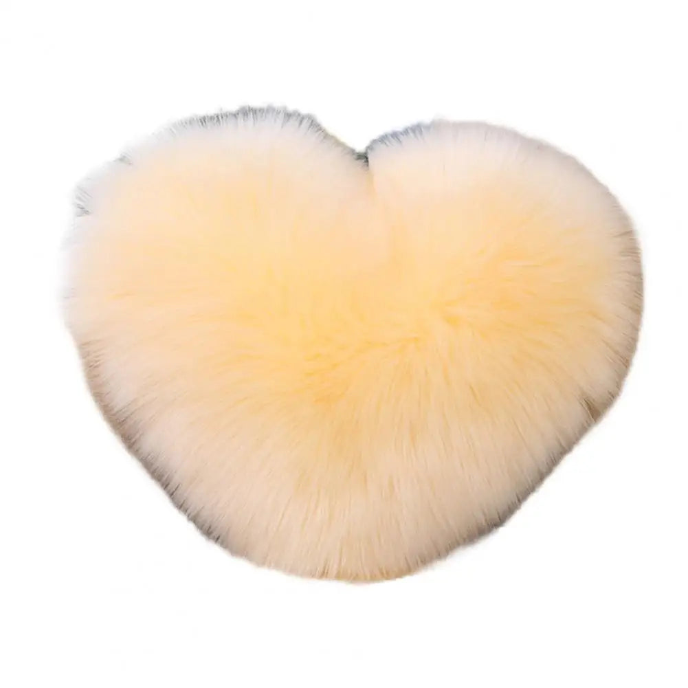 Heart-Shaped Decorative Pillow Cover – Soft, Reusable Cushion Cover with Invisible Zipper