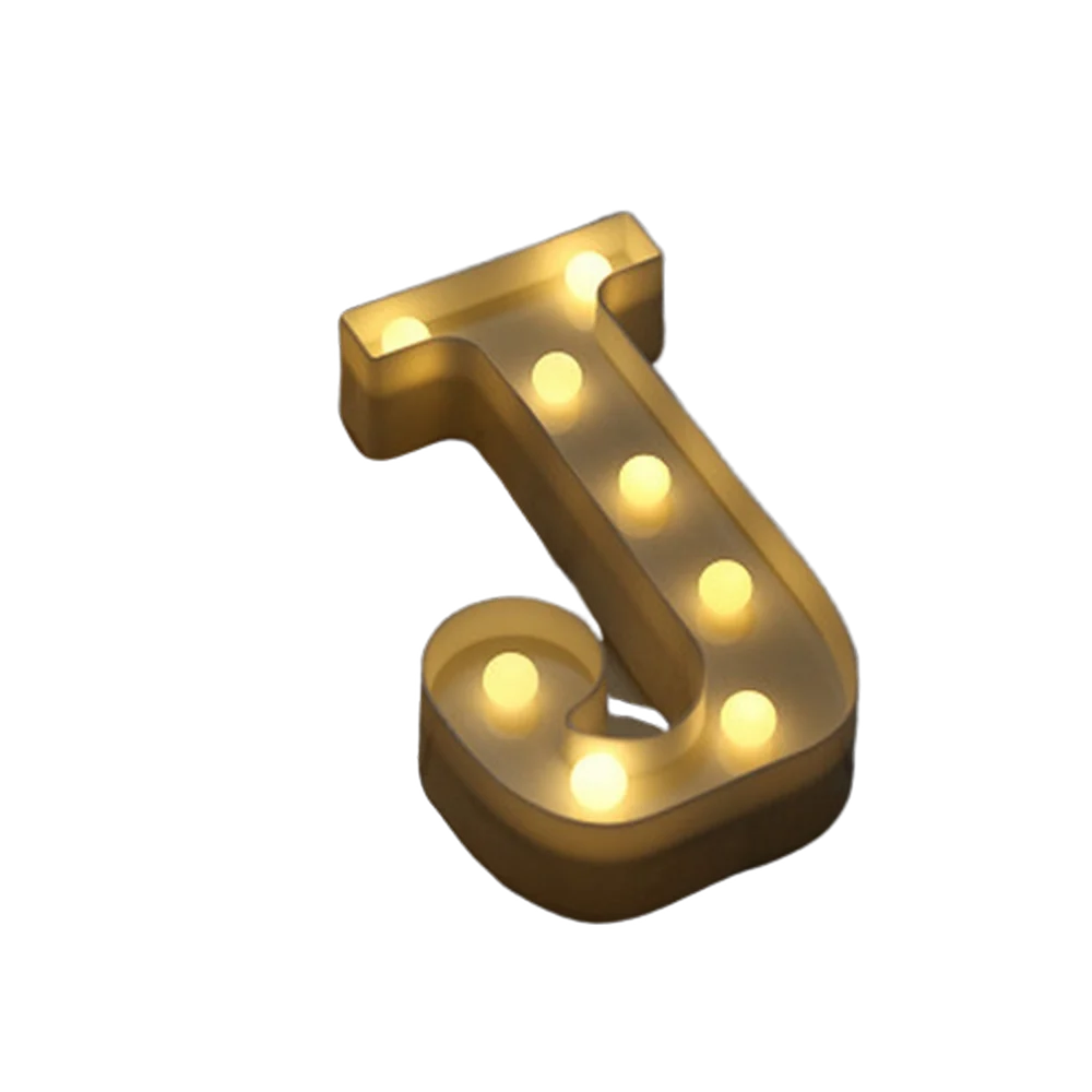 Luminous Alphabet & Number LED Lamp – Decorative Night Light for Birthdays, Weddings, Valentine’s Day, and Parties