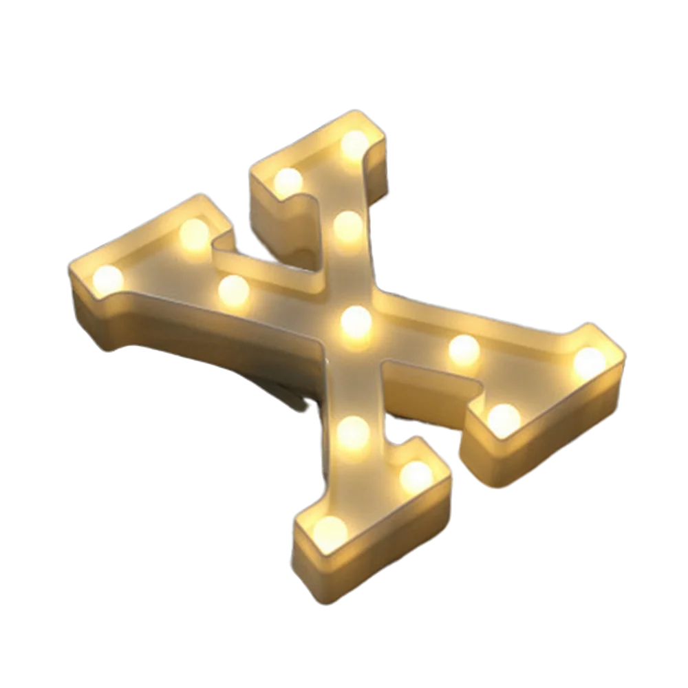 Luminous Alphabet & Number LED Lamp – Decorative Night Light for Birthdays, Weddings, Valentine’s Day, and Parties