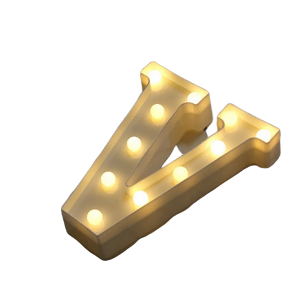 Luminous Alphabet & Number LED Lamp – Decorative Night Light for Birthdays, Weddings, Valentine’s Day, and Parties