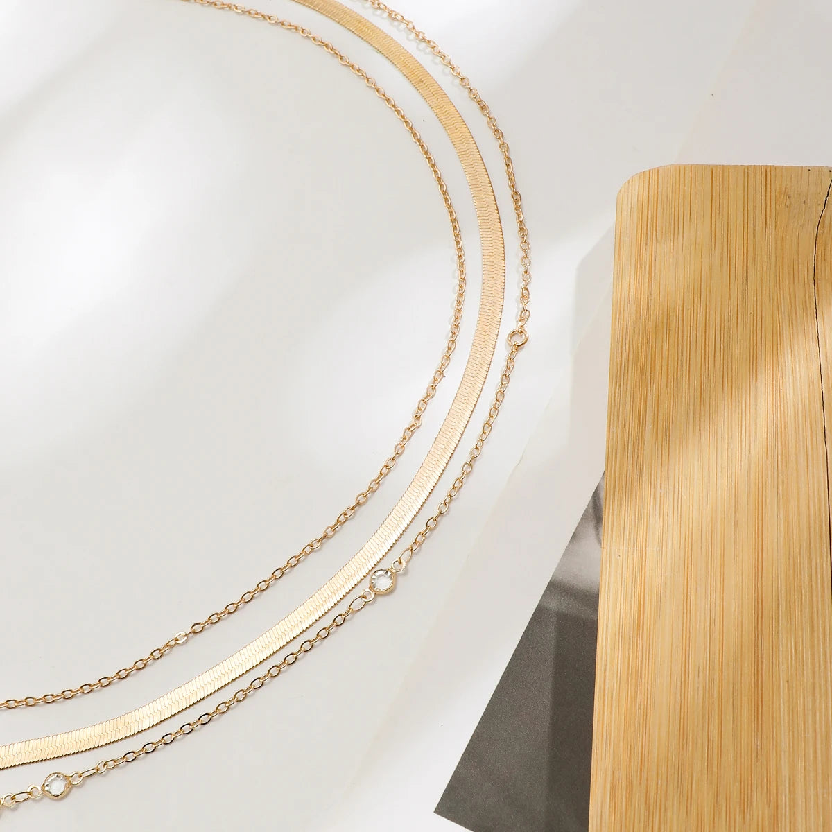 3pcs/set Crystal Chain Belly Waist Chain for Women