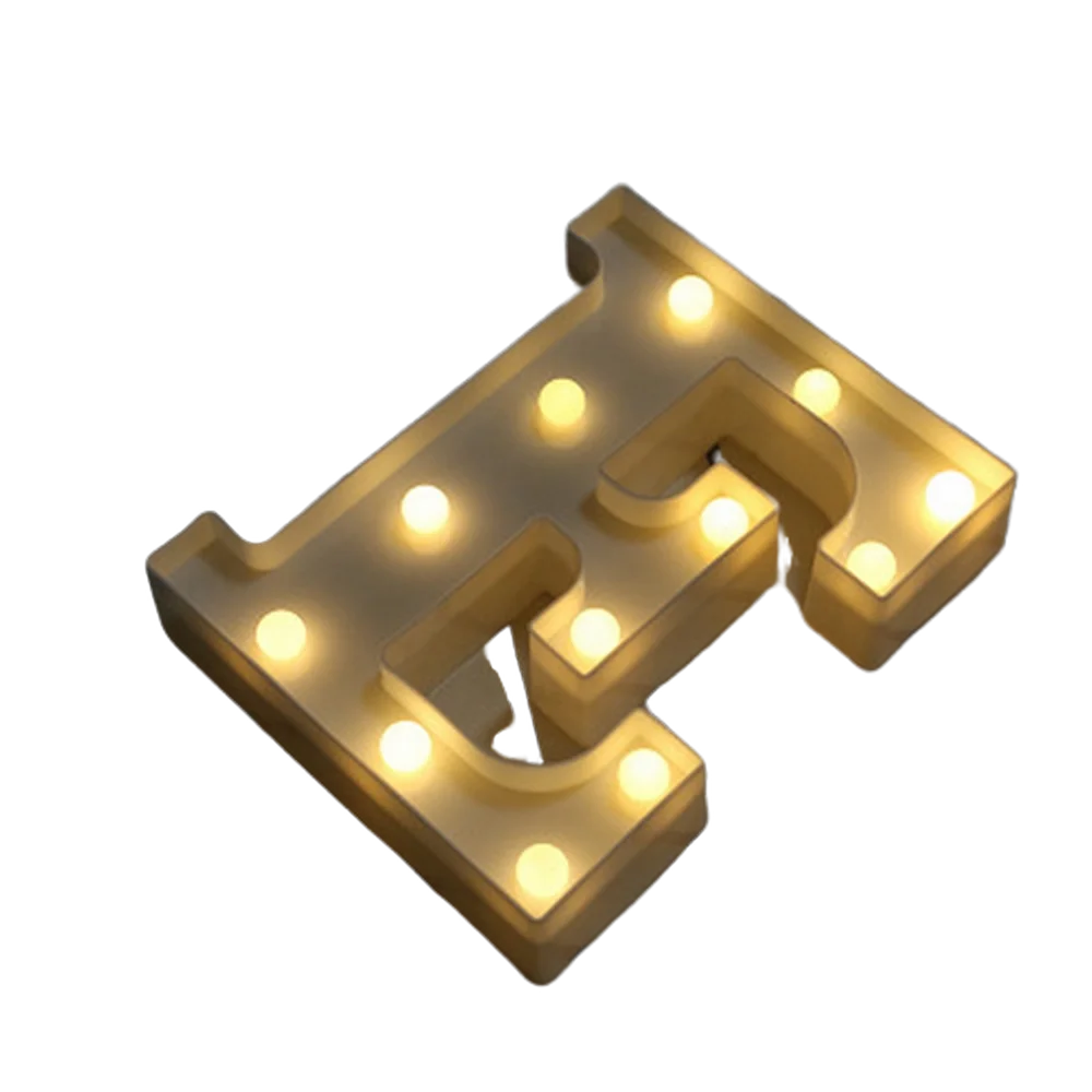 Luminous Alphabet & Number LED Lamp – Decorative Night Light for Birthdays, Weddings, Valentine’s Day, and Parties
