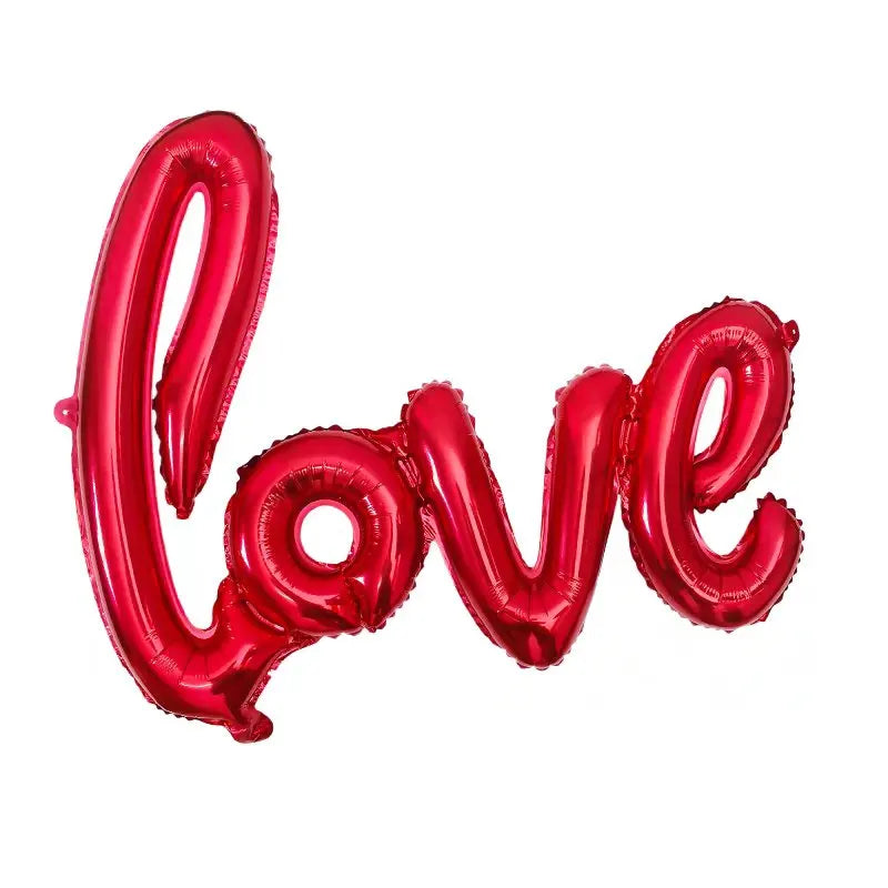 LOVE Letter Foil Balloon Wedding Valentine's Day Anniversary Birthday Party Decoration Photo Props Air Globos Supplie