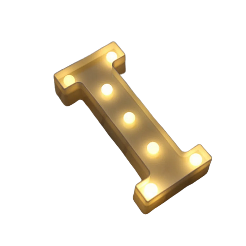 Luminous Alphabet & Number LED Lamp – Decorative Night Light for Birthdays, Weddings, Valentine’s Day, and Parties