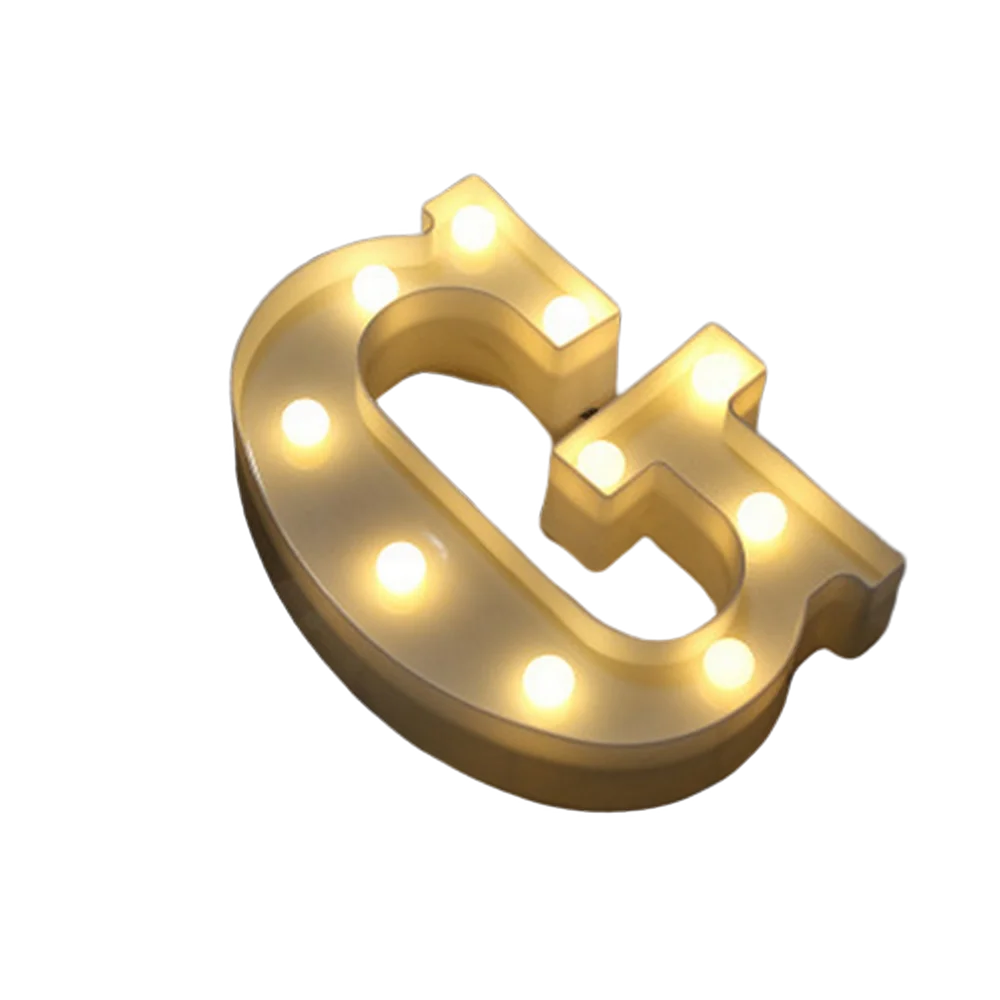 Luminous Alphabet & Number LED Lamp – Decorative Night Light for Birthdays, Weddings, Valentine’s Day, and Parties
