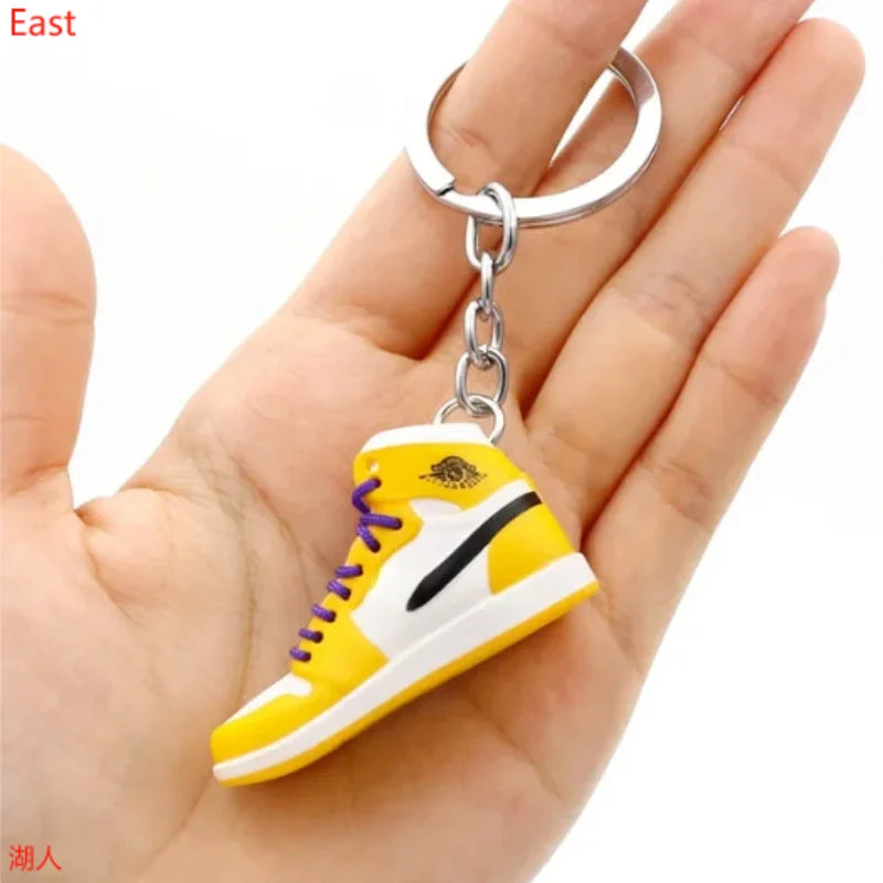 AJ4 3D Sneaker Keychain – Mini Shoe Pendant for Bags and Gifts for Kids