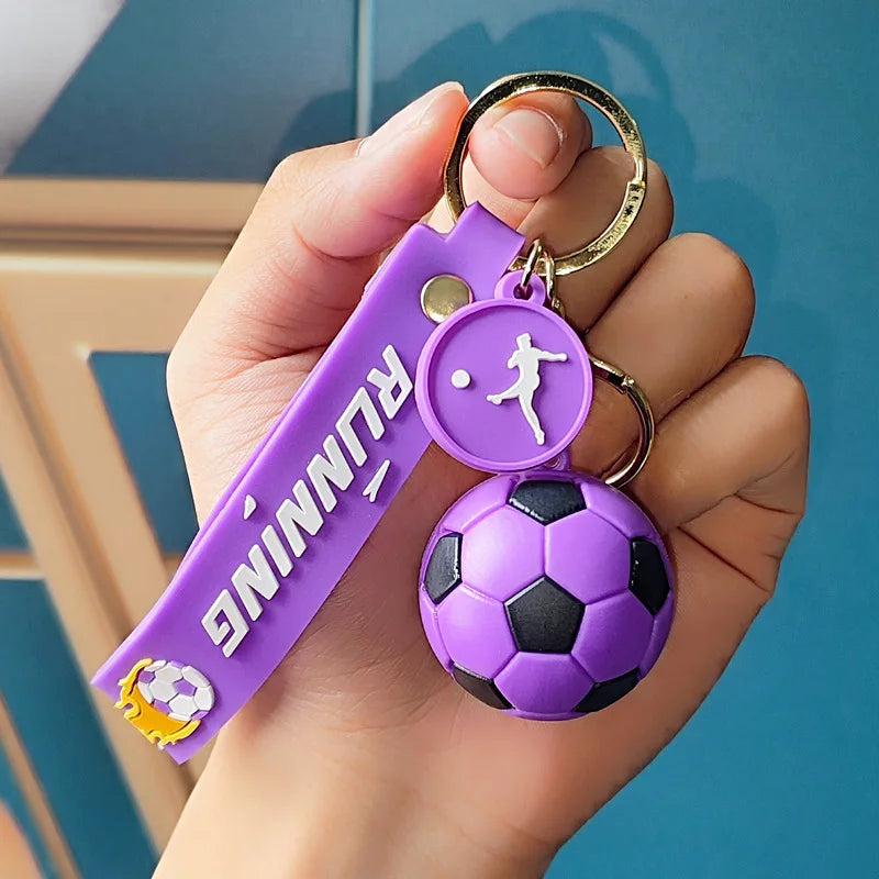 Football Fan Keychain Pendant – Stylish Backpack and Car Accessory for Men and Women