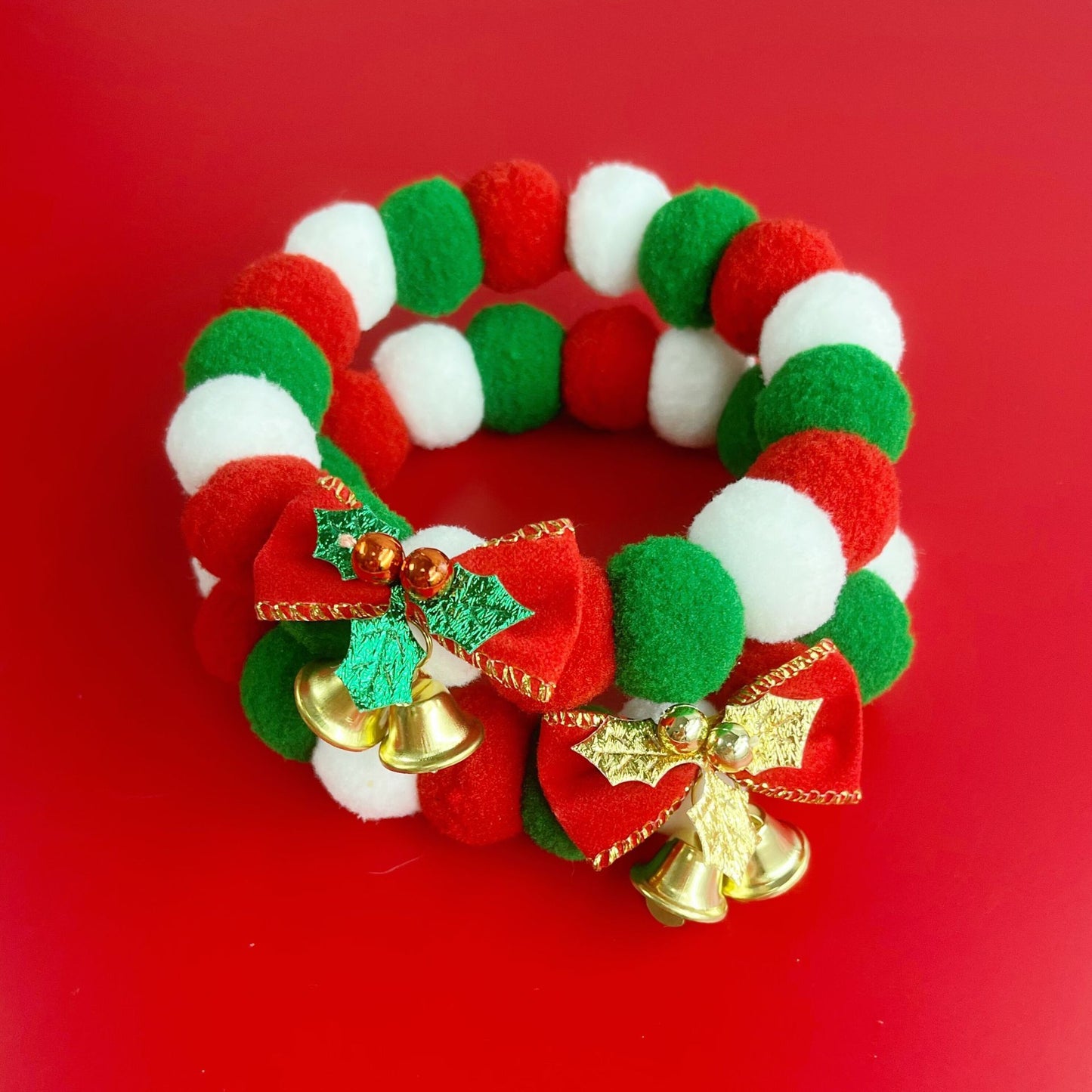 Pet Plush Ball Collar