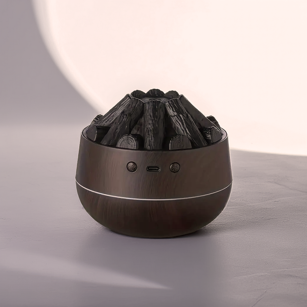 Portable Charcoal Humidifier - 300ML USB Desktop Humidifier for Home & Office
