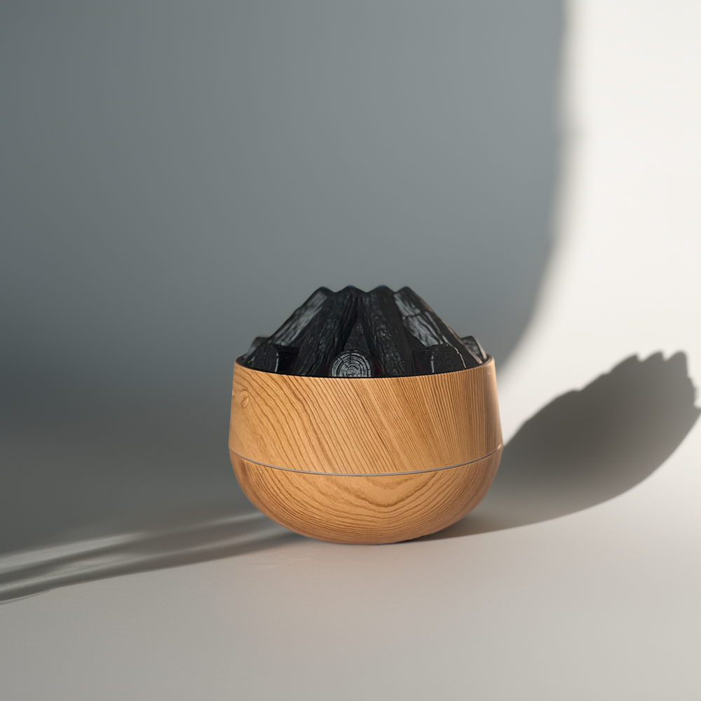 Portable Charcoal Humidifier - 300ML USB Desktop Humidifier for Home & Office